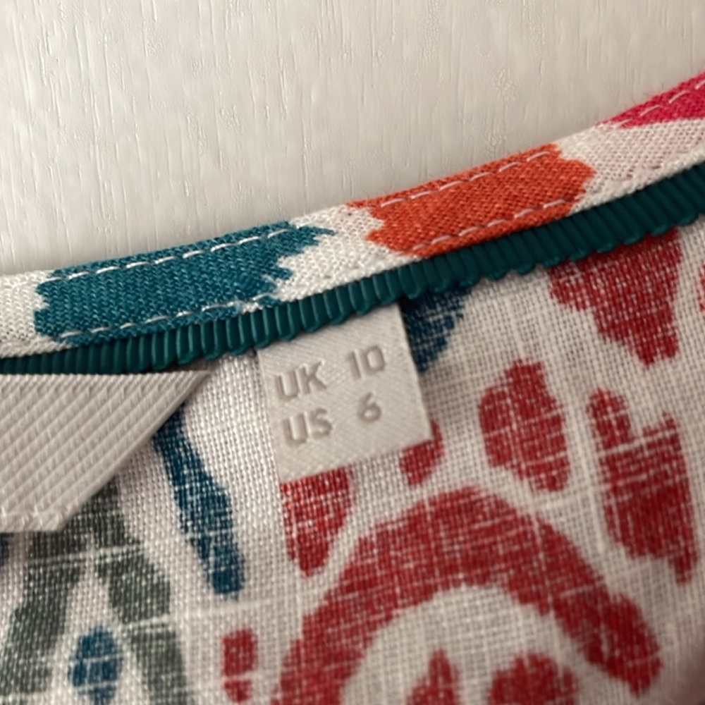 Boden Multicolor Patterned Blouse - image 5